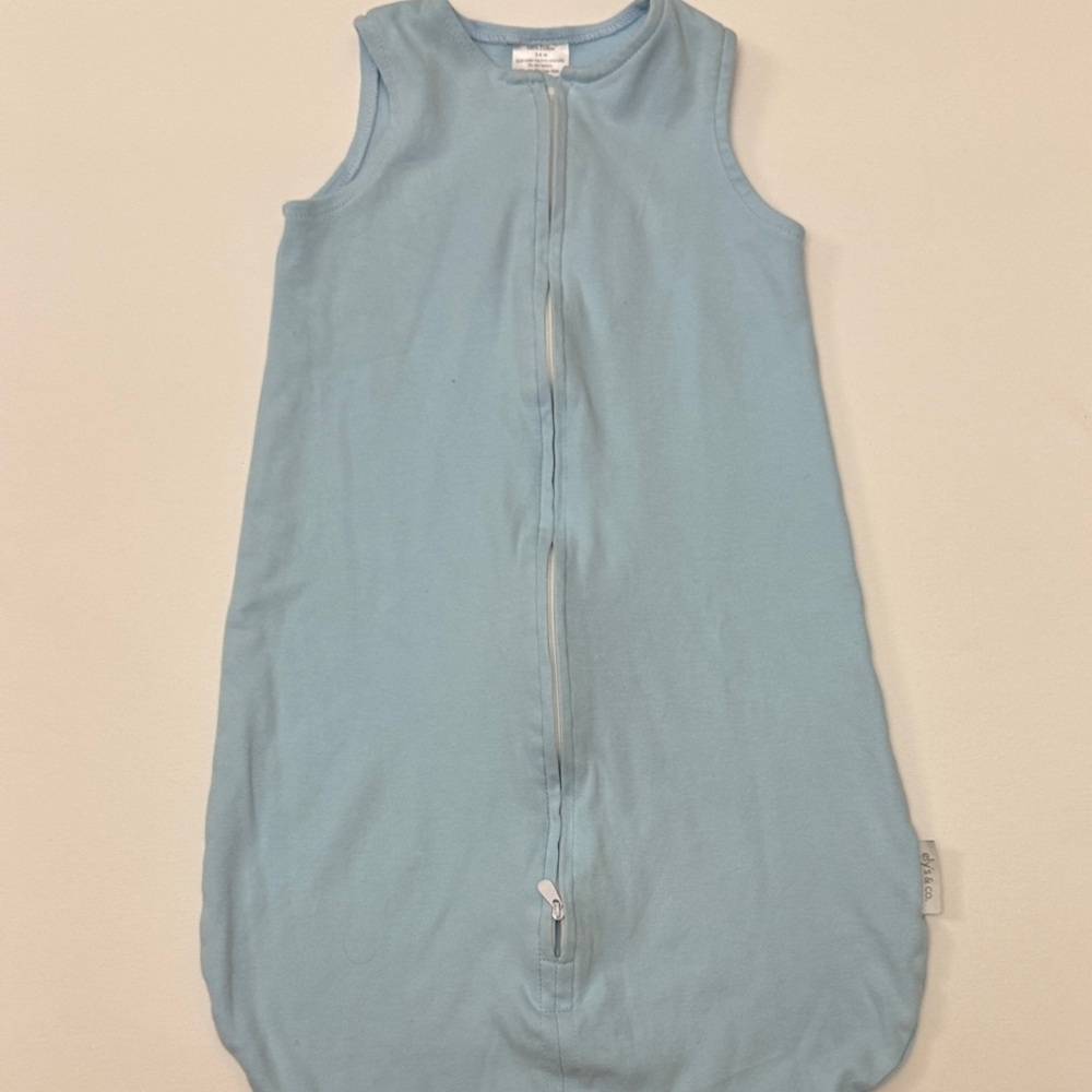 100% Cotton Cozy Blue Baby Sleeping Sack 3-6m